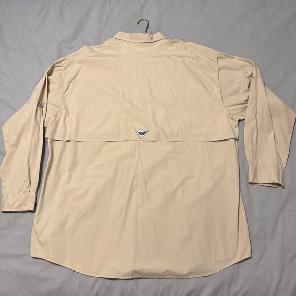 Men's Columbia Tan Lightweight Shirt Jacket - Picture 3 of 7